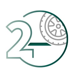 Die richtige Anwendung von Reifenschuhen. Hier wird 2.Schritt bildlich dargestellt.