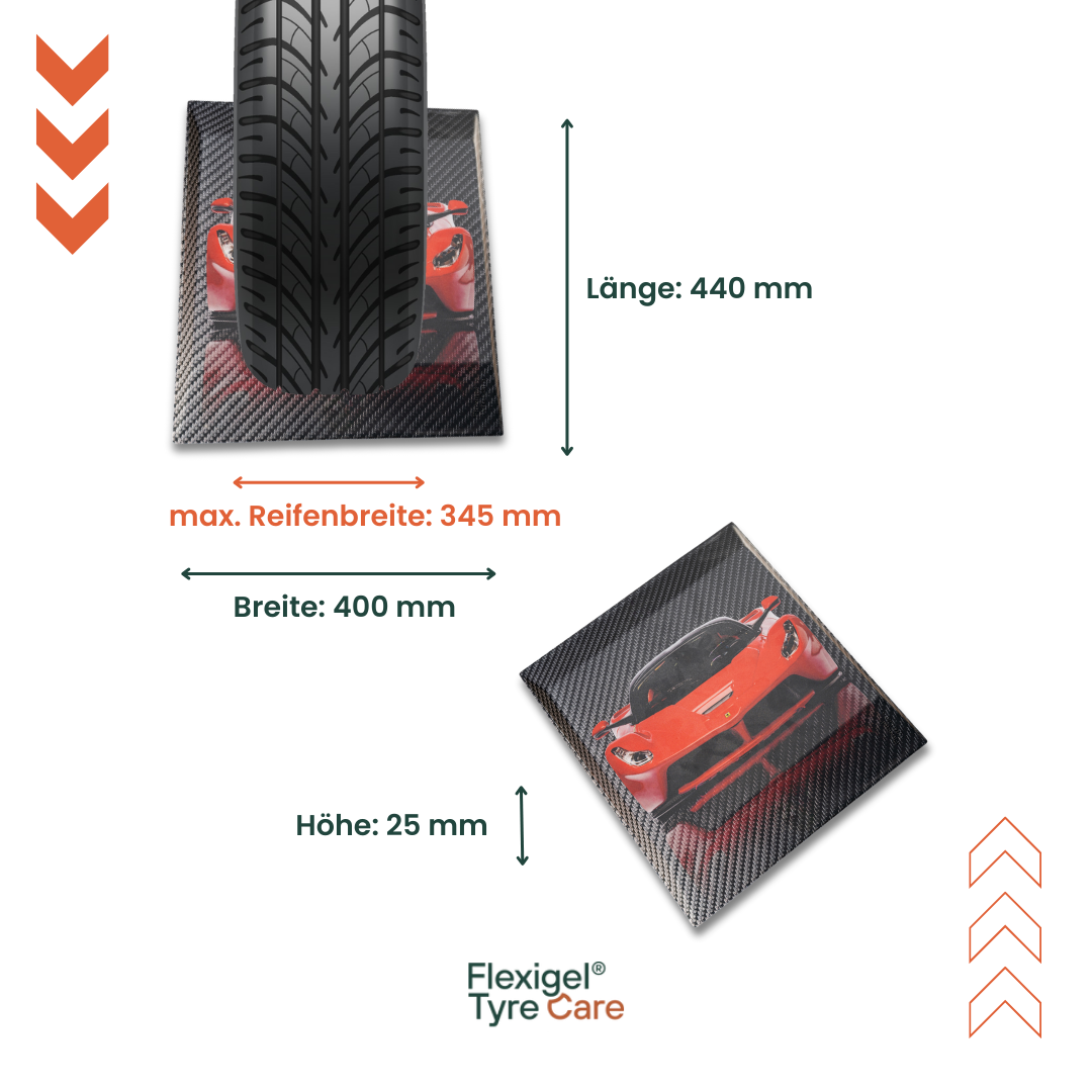 4er SET FTC -SC Reifenschoner Sport Car individualisierbar