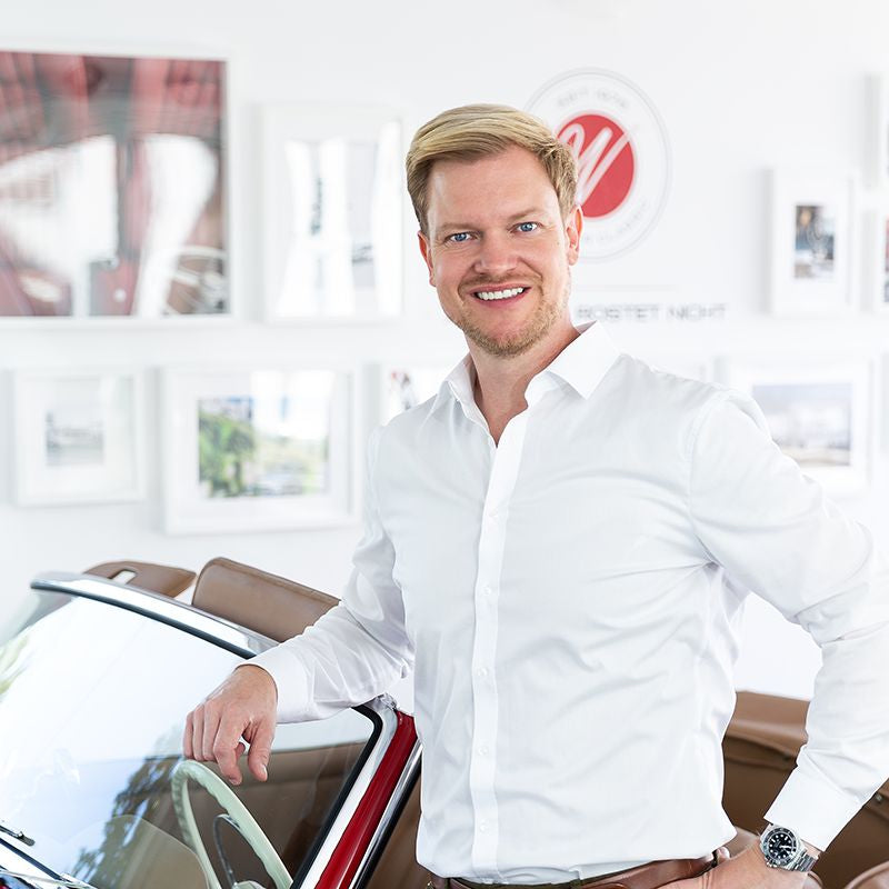 Rouven Genz Geschäftsführer von Wallner Classic gibt Feedback zu Flexigel® Reifenschuhen für Atuforma GmbH.